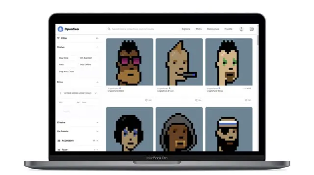 NFT: CryptoPunks（例子，数字艺术）–成功收藏