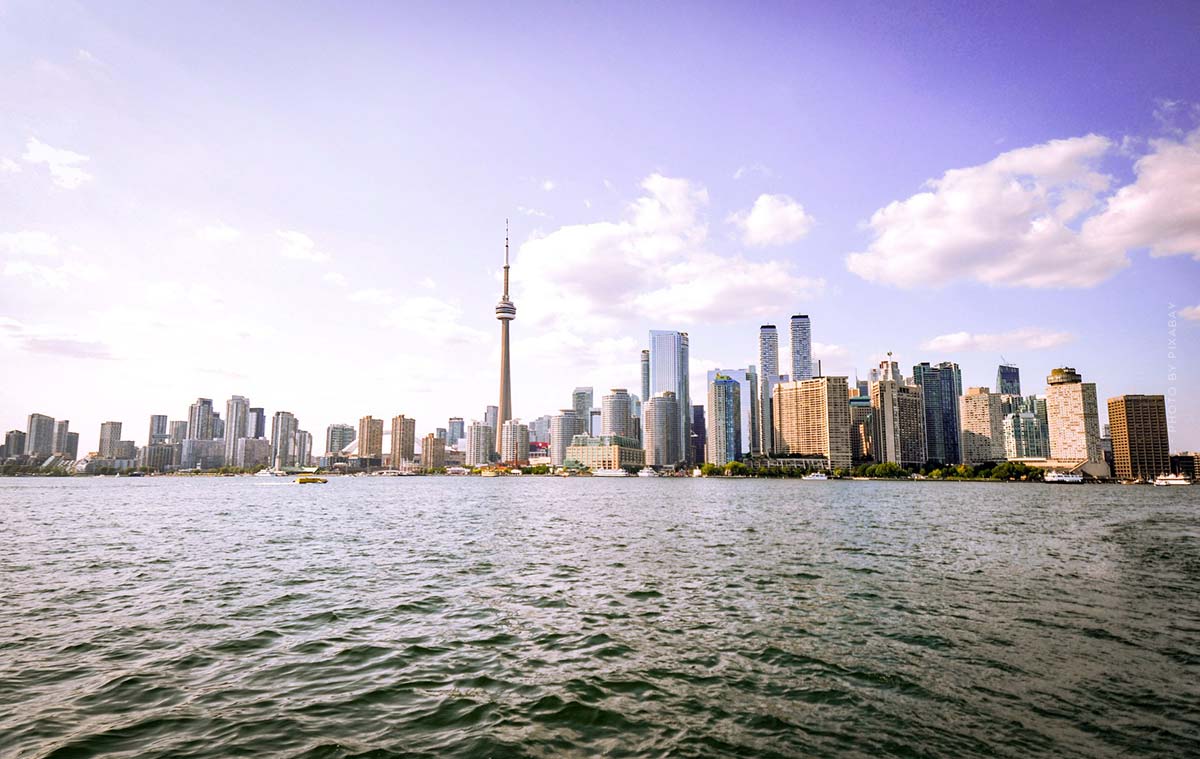 Toronto Skyline am Lake Ontario